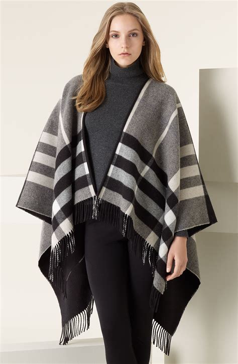 burberry inspired ruana